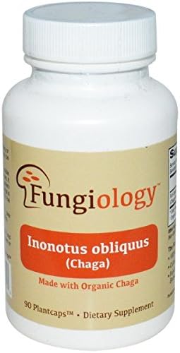 Fungiology, Inonotus Obliquus (Chaga), 90 Veggie Plantcaps
