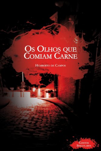 capa de livro: 'OS OLHOS QUE COMIAM CARNE' 