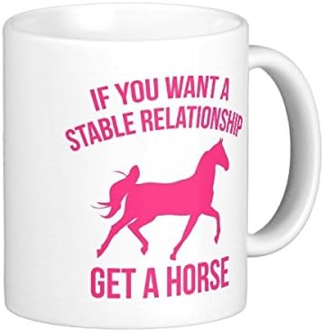 ColorUnique Coffee MugA Stable Relationship Funny Quote Classic White Coffee Mug