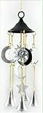 Handcrafted Brass Sun-Moon-Star Wind Chime