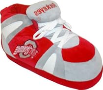 Ohio State Buckeyes NCAA Original Comfy Feet Slippers (Men's Size 8 to 9 1/2) (Large)