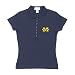 Antigua University of Michigan Women's Remarkable Baby Rib Short Sleeve Polo Shirt