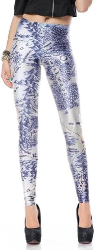 Middle Earth Map Leggings for Woman