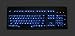 Deck Legend 105 Ice Linear Gaming Keyboard PC. Hands down the most durable, highest quality backlit gaming keyboard on earth. The Deck 105 key Legend: the last keyboard you will ever need. Rugged plastic housing with adjustable feet to give individual comfort. One LED per key lights the individual characters - and they will never rub off! The Deck 105 key Legend measures 18.5" long x 7" deep x 2" high (with feet raised) and weighs 3.5 pounds. And as always this Deck carries our 1 year warranty image 1