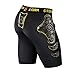 G-Form Youth Pro-X Shorts, Black/Yellow, Large