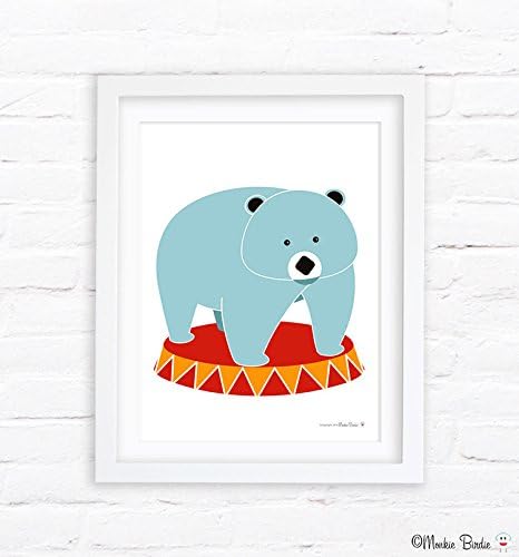 Circus Nursery Art 11x14