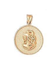 CleverEves 14K Gold Pendant Military Inspired 9.4 - Gram(s)