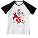Horn Coat of Arms Jr. Miss Cap Sleeve