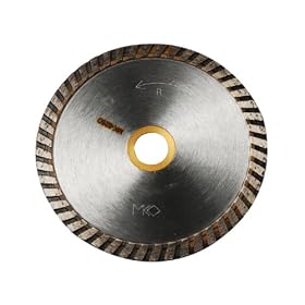 QEP 76406 4-Inch Diamond Blade, MK-625D Wet/Dry Continuous Turbo Rim, For Brick, Block, and Pavers