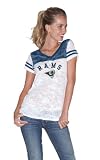 NFL Women's St. Louis Rams the Coop Football Top In Burnout Team Colors
