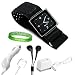 Apple iPod nano (6th Generation) NEWEST MODEL Premium Accessory Kit For (Ipod Nano 8 GB , Ipod Nano 16 GB) includes: Black Athletic Sports Wrist band holder + APPLE APROVED ipod nano 6th generation car charger + APPLE APROVED ipod nano 6Th generation wall charger + ipod nano 6th generation earphones + Vangoddy ?, Live*Laugh*Love wrist band!!!