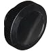 DimcoGray Black Phenolic Knurled Clamping Knob Female, 1/4" Bushing x 7/16" Depth 10-32 Set Screw Hole, 1-3/8" Diameter x 23/32" Height x 3/4" Hub Dia x 3/8" Hub Length (Pack of 10)