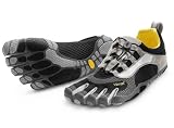 Vibram Fivefingers Bikila LS - Men's Running Shoe (41 M EU, Black / Grey) - M358