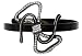 France Luxe Bailey Bow Headband with Swarovski Crystals - Black/Crystal Swarovski