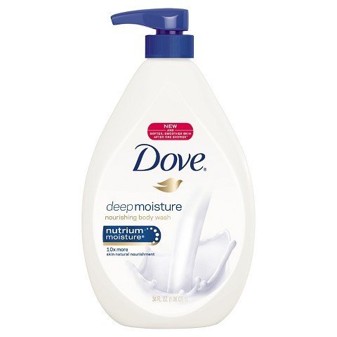 Dove Deep Moisture Pump Body Wash, 34 fl oz