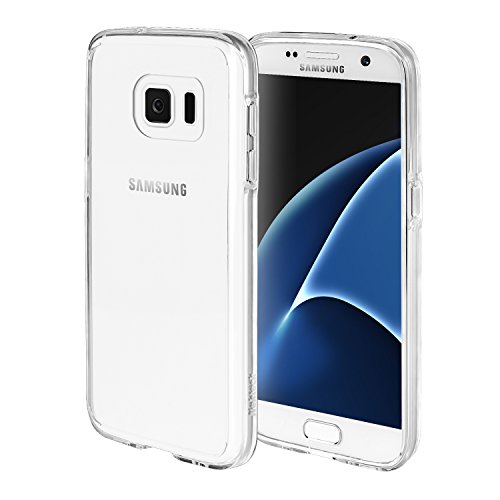 Galaxy S7 Case, Nekteck Hybrid Scratch Resistant Back Cover with Shock Absorbing Bumper [Drop Protection/Shock Absorption]Crystal Clear PC Back TPU Case for Samsung Galaxy S7