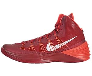 Nike Men's Hyperdunk 2013 TB Gym Red/Mtllc Slvr/Brght Crmsn Basketball Shoe 10 Men US