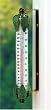 Decorative Verdigris Finished Brass Thermometer
