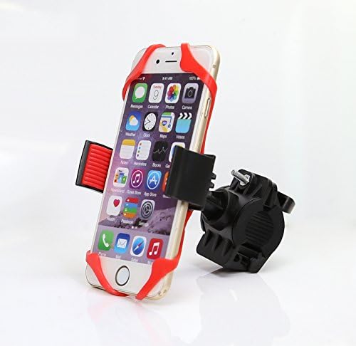 Bike Mount,Afang Universal Cell Phone Bicycle Rack Handlebar & Motorcycle Holder for iPhone 6 6S plus Samsung Galaxy S3 S4 S5 S6 and Other Cell Phones (Black)