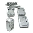 Maximal Power FC100 SAM Universal All In One Camera Travel Charger for Samsung Battery (Silver)