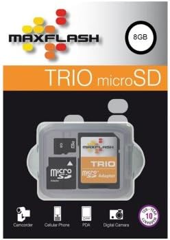 8GB microSD SDHC Memory Card with SD & miniSD Adapters for Sanyo Xacti Camcorder VPC-E2 VPC-FH1 VPC-TH1 VPC-WH1 VPC-CG10 VPC-HD2000 VPC-HD1010 VPC-CG9 VPC-C6 VPC-CA6 VPC-CA65 VPC-CG6 VPC-CG65 VPC-E1 VPC-HD1000 VPC-HD1A VPC-HD2 VPC-HD700 VPC-HD700R