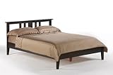 IMAGE OF Thyme Queen Platform Bed w/ Dark Chocolate Finish
