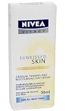 Nivea Visage Sunkissed Skin Soft Tanning Moisturising Day Cream Fair to Medium 50ml