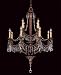 12 Light Chandelier - Distressed Antique Bronze Finish