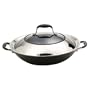 Anolon Advanced Hard Anodized Nonstick 14-Inch Covered Wok with Glass Lid