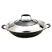 Anolon Advanced Hard Anodized Nonstick 14-Inch Covered Wok with Glass Lid