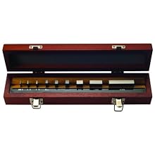 Mitutoyo Steel Rectangular Micrometer Inspection Gage Block Set, ASME Grade 0, 0.0625 - 2.0" Length (9 Blocks)