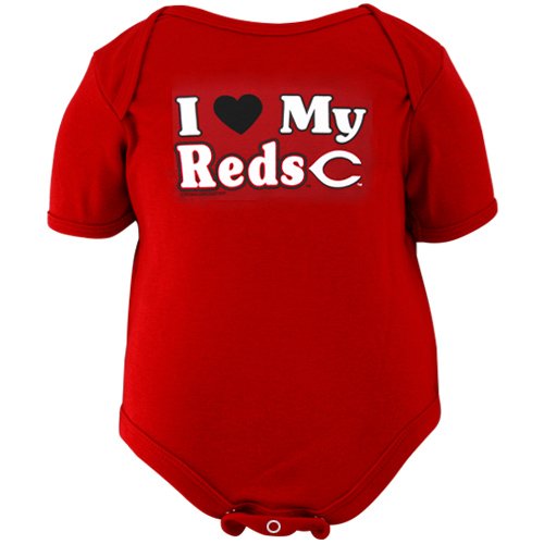 Cincinnati Reds Infant Red I Heart My Team Creeper (6 Months)