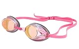 Speedo Vanquisher 2.0 Mirrored Goggle, Pink/Clear