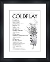 COLDPLAY UK Tour 2002 - Framed Original Advert