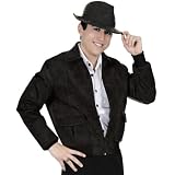 Plus Size Black Distressed Leather Jacket and Hat