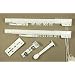 A&F Rod Decor - Double Traverse Curtain Rods 84-156 inch, One way - Cord right