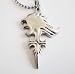 Final Fantasy 8 VIII Squall's Griever Necklace Wolf Head