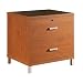 South Shore 7286753 U At Work Collection Lateral File, Autumn Cherry & Solid Black