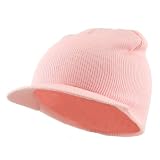 Cuffless Beanie Sports Visor-Pink W31S21E