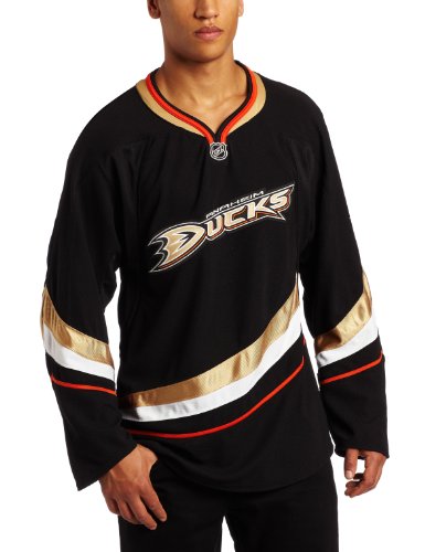 NHL Men's Anaheim Ducks Authentic Jersey - 7231A526Ahjadu (Black, 46)