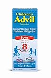 Children's Advil Ibuprofen Fever Reducer/Pain Reliever Oral Suspension, Blue Raspberry, 4-Ounce Bottles (Pack of 3)