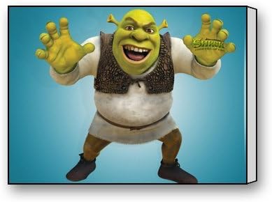 Funnyone Custom Modern Wall Art Decoration for Home Shrek Canvas Prints