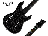 Protective skins for Guitar Hero 4 World Tour Guitar, fits Nintendo Wii - DIAMOND PLATE BLACK