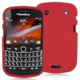 DECORO BRAND PREMIUM SILICONE CASE BLACKBERRY 9900 9930 BOLD TOUCH RED