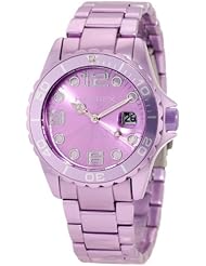 Haurex Italy Womens 7K374DLL Ink Lilac Aluminum Watch