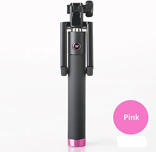 Zeegox® Selfie Stick Extendable Monopod with Built-in Bluetooth Remote Shutter Release [New Generation] for iPhone 6/6 Plus/5/5S/5C/4/4S, Samsung S6/S6 Edge/S5/S4/S3/Note 4/Note 3, Sony Xperia Z4/Z3/Z2, Google Nexus 5/6/7, HTC One M8/M9 and More Phone (Pink)