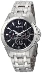 Bulova Men's 96C107 Black Dial Bracelet Watch from Bulova