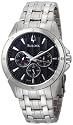 Bulova Men's 96C107 Black Dial Bracelet Watch