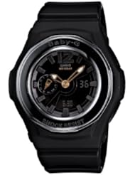 Casio Womens BGA-141-1BDR Baby-G Shock Resistant Analog Digital Watch