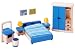 Toys : Pintoy Dolls House Wooden Accessory set - Bedroom